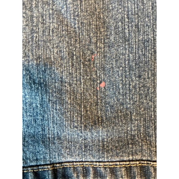 Cato Woman Denim Jean Skirt 16W Pocket Detail Classic Stretch Urban Casual Stain - Picture 6 of 10